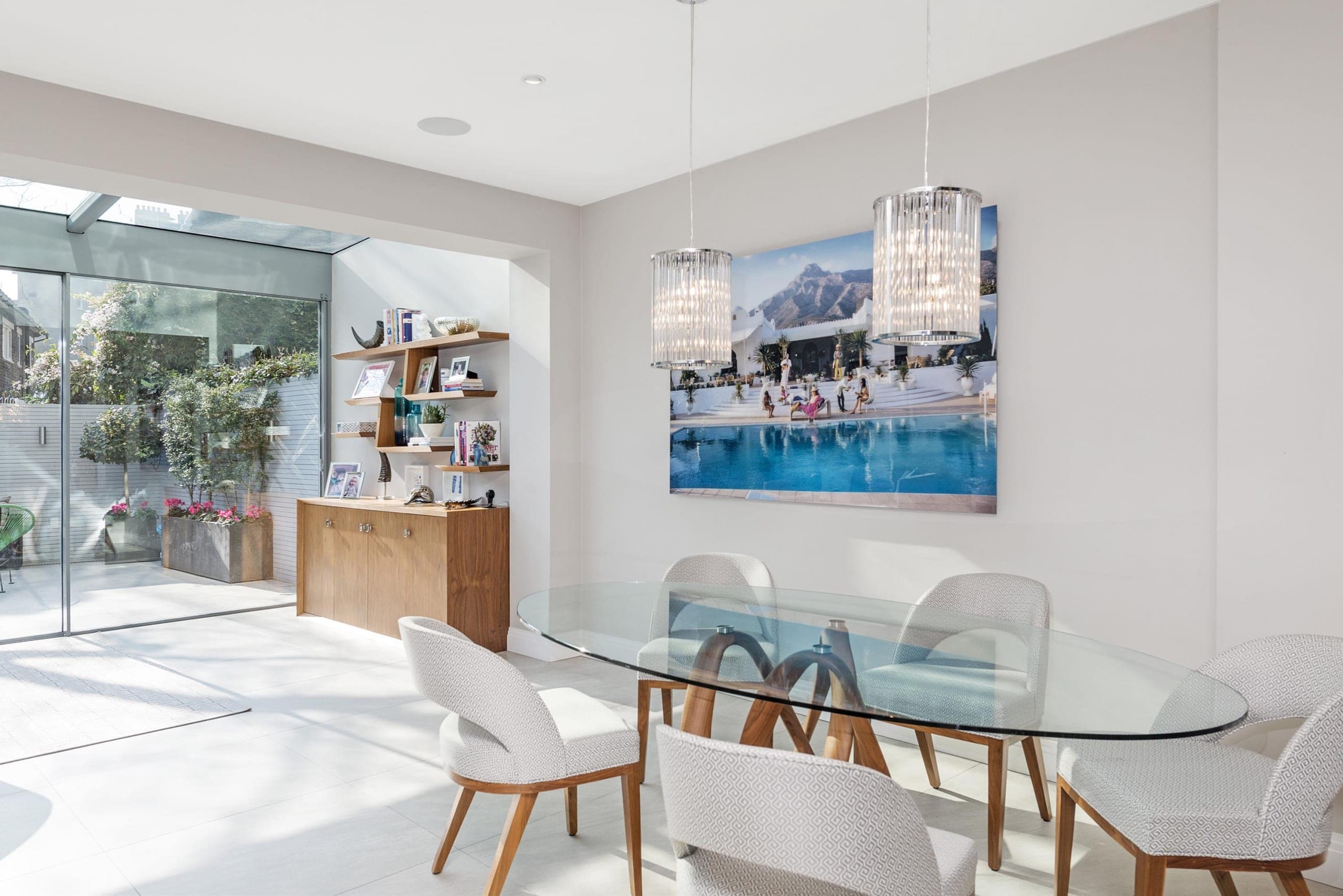 Glass Top Dining Table Extension
