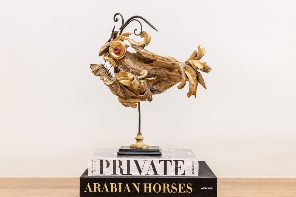 Wood Carved Fish Private Arabian Horses Books