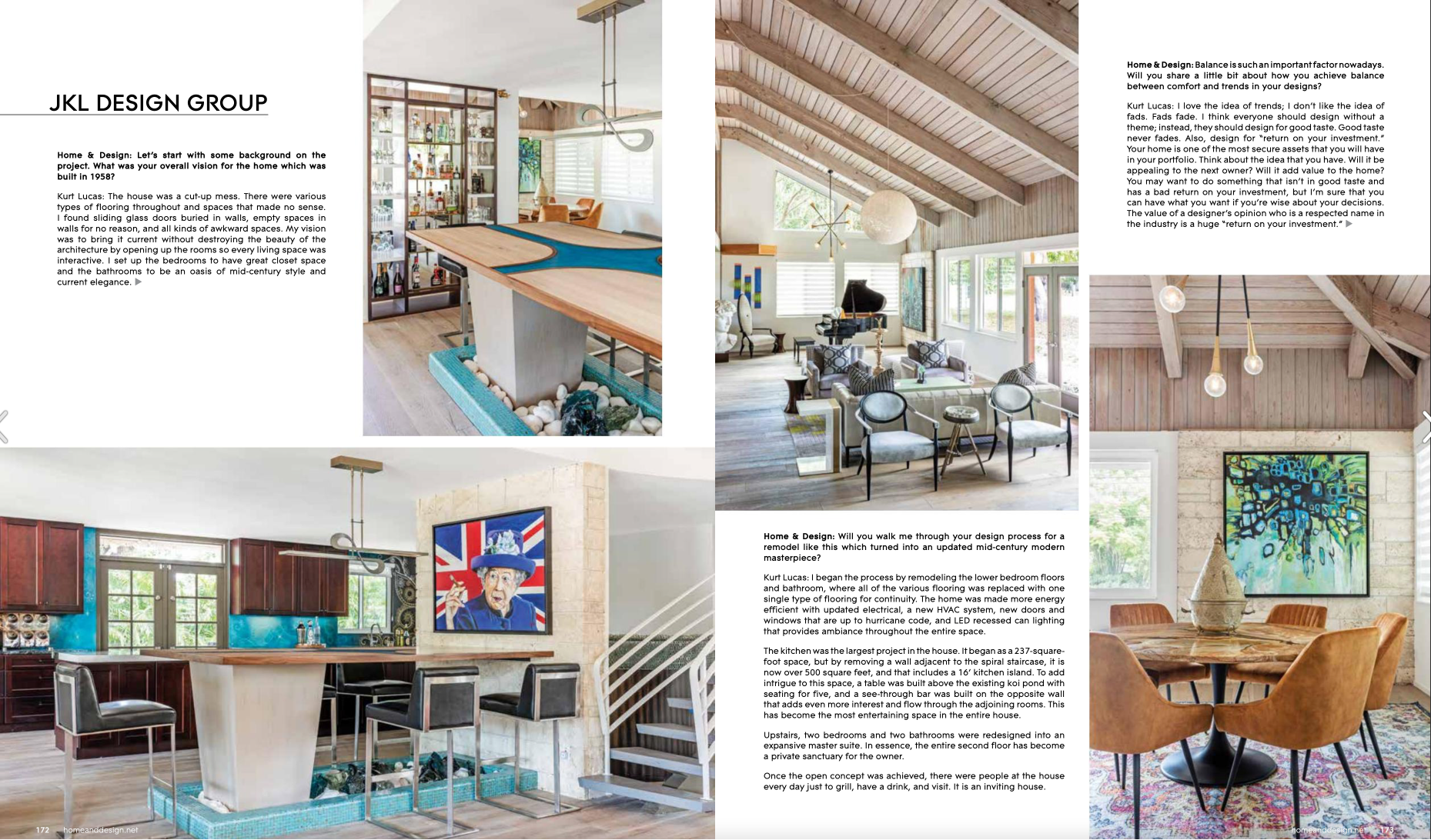 Jkl Design Group Home & Design Magazine Distinctive Design Feature