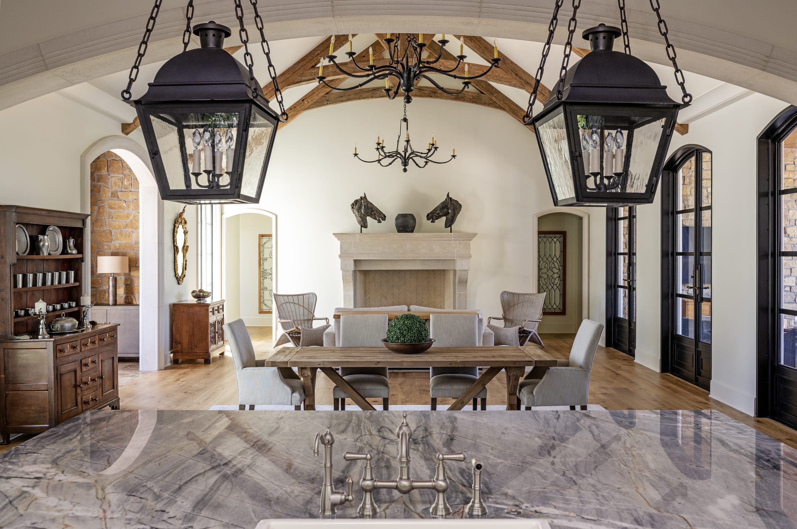 Italian Wood Beam Chandelier White Great Room Victorian Style Light Fixtures